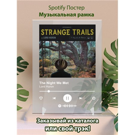 The Night We Met - Lord Huron - постер Spotify