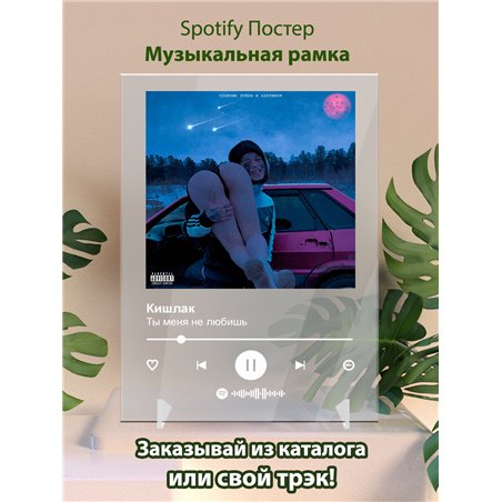 Кишлак - Ты меня не любишь - постер Spotify