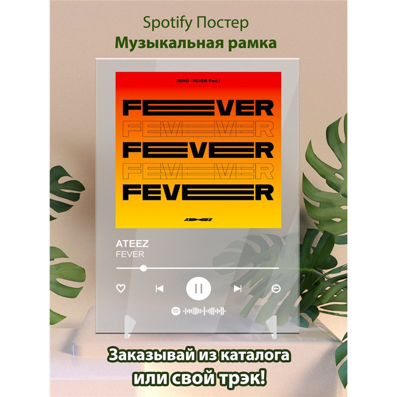 ATEEZ - FEVER - постер Spotify