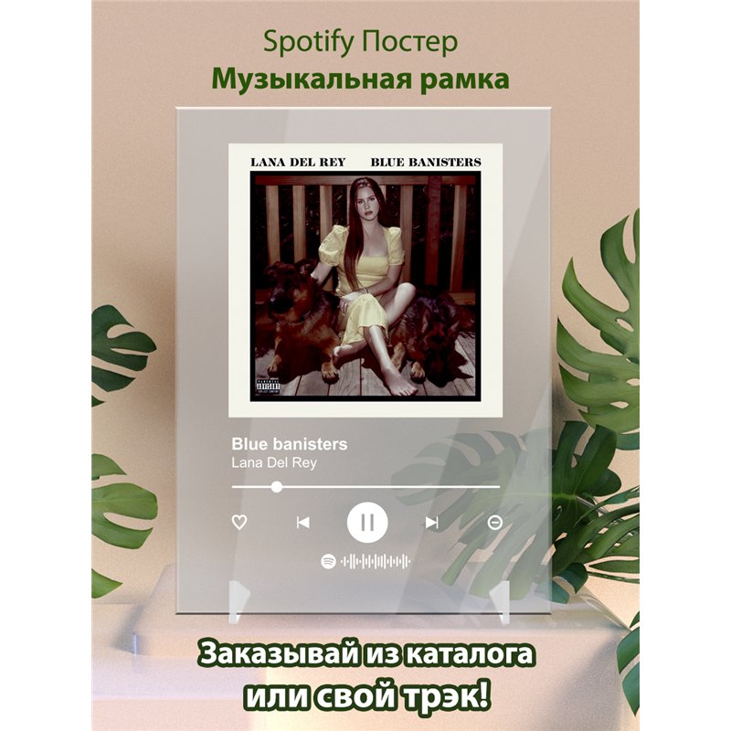 Lana Del Rey - Blue banisters - постер Spotify