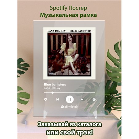 Lana Del Rey - Blue banisters - постер Spotify