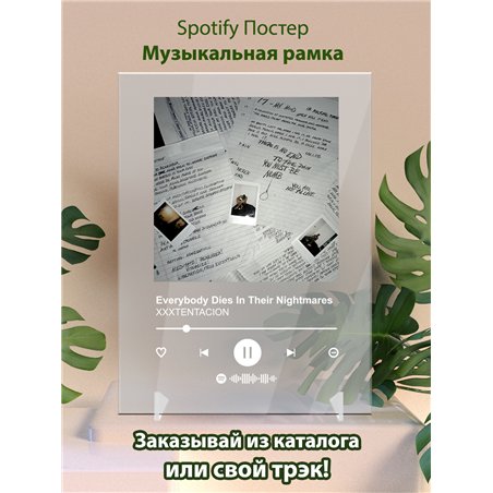 XXXTENTACION - Everybody Dies In Their Nightmares - постер Spotify