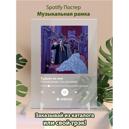 Playingtheangel, Три дня дождя - Худшее во мне - постер Spotify