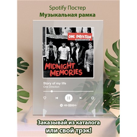 One Direction - Story of my life - постер Spotify
