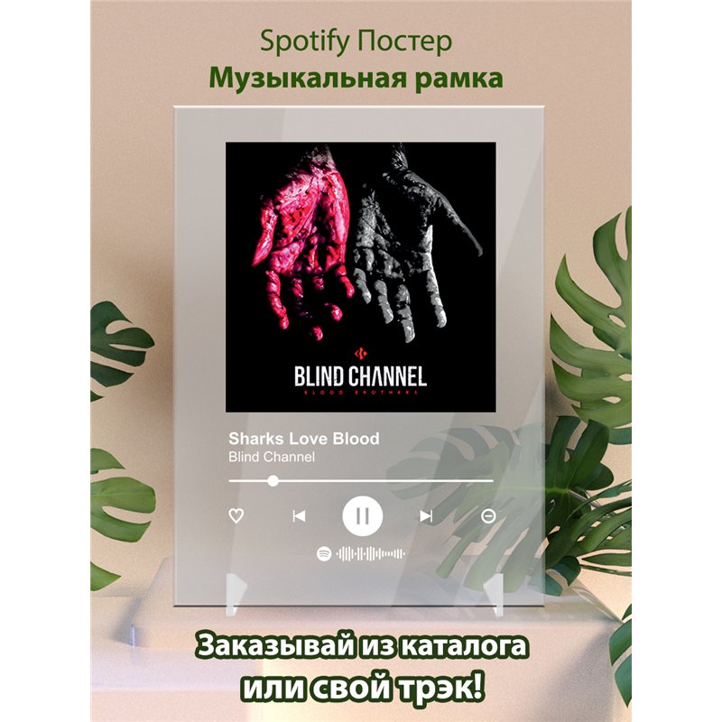 Blind Channel - Sharks Love Blood - постер Spotify