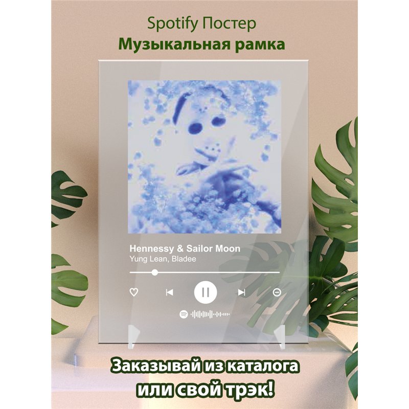 Yung Lean, Bladee Hennessy Sailor Moon - постер Spotify