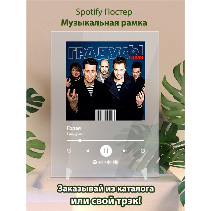 Градусы - Голая - постер Spotify
