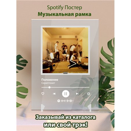 Скриптонит - Положение - постер Spotify