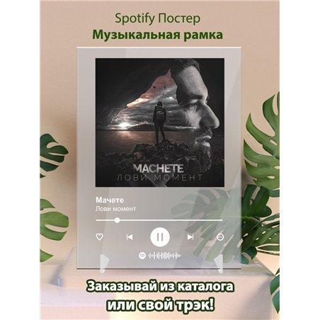 Мачете - Лови момент - постер Spotify