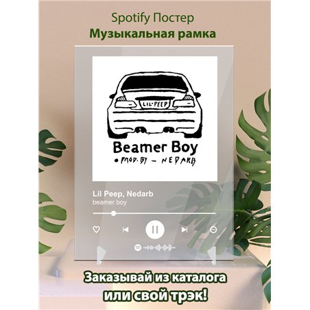 Lil Peep, Nedarb - beamer boy - постер Spotify