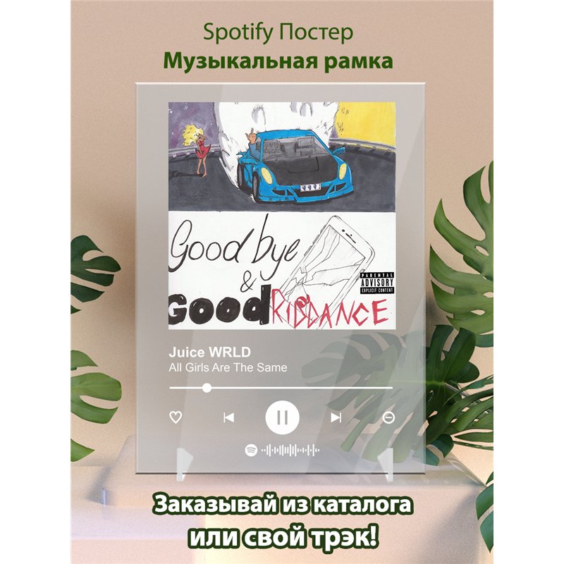 Juice WRLD - All Girls Are The Same - постер Spotify
