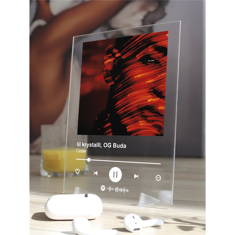 lil krystalll, OG Buda - Скам - постер Spotify