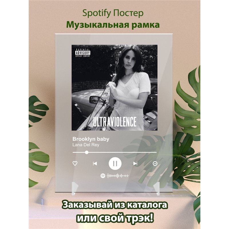Lana Del Rey - Brooklyn baby - постер Spotify