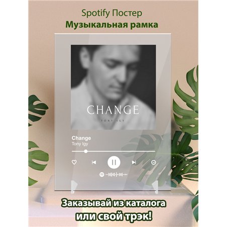 Tony Igy - Change - постер Spotify