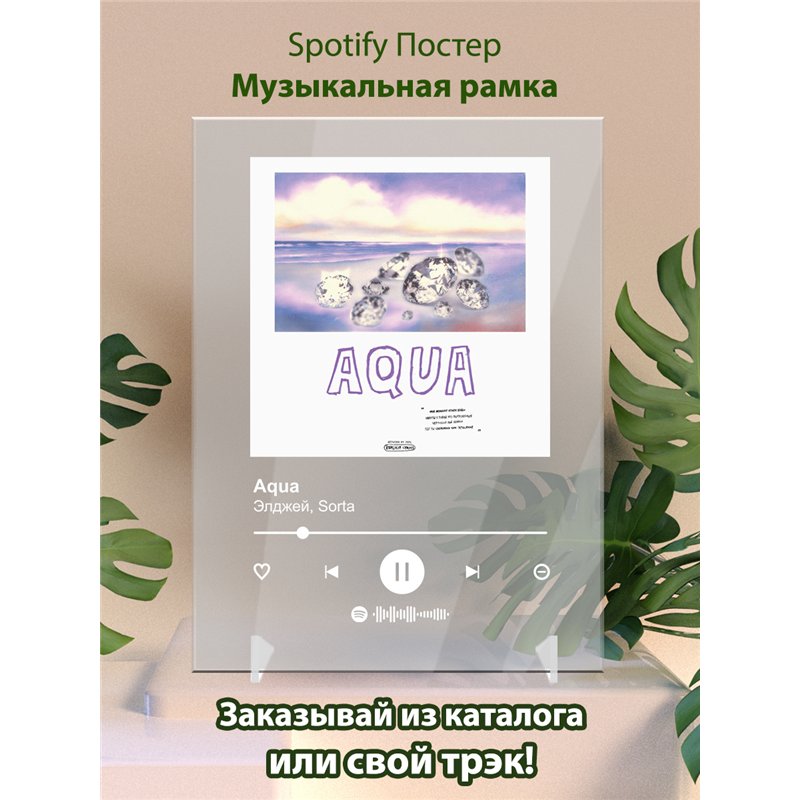 Элджей, Sorta - Aqua - постер Spotify