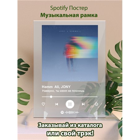 Hamm Ali, JONY - Наверно, ты меня не помнишь - постер Spotify