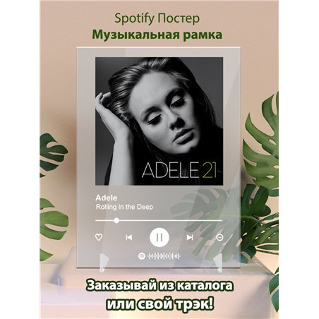 Adele - Rolling in the Deep - постер Spotify