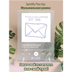 I Hate Myself Because - When You Looked at Me - постер Spotify