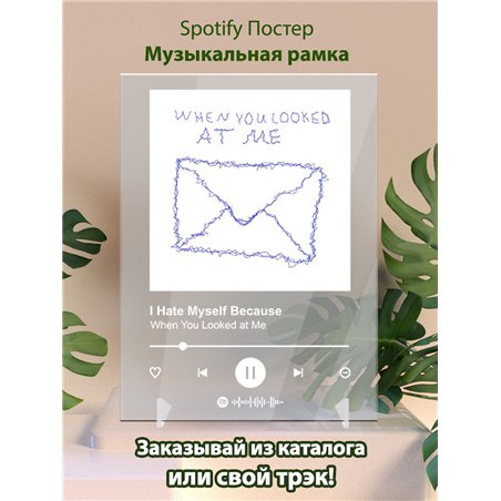 I Hate Myself Because - When You Looked at Me - постер Spotify
