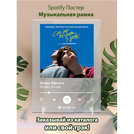 Sufjan Stevens - Mystery of Love - постер Spotify