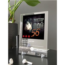Кино, Викторр Цой - Пачка сигарет - постер Spotify