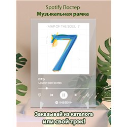 BTS - Louder than bombs - постер Spotify