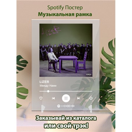 LIZER - Между Нами - постер Spotify