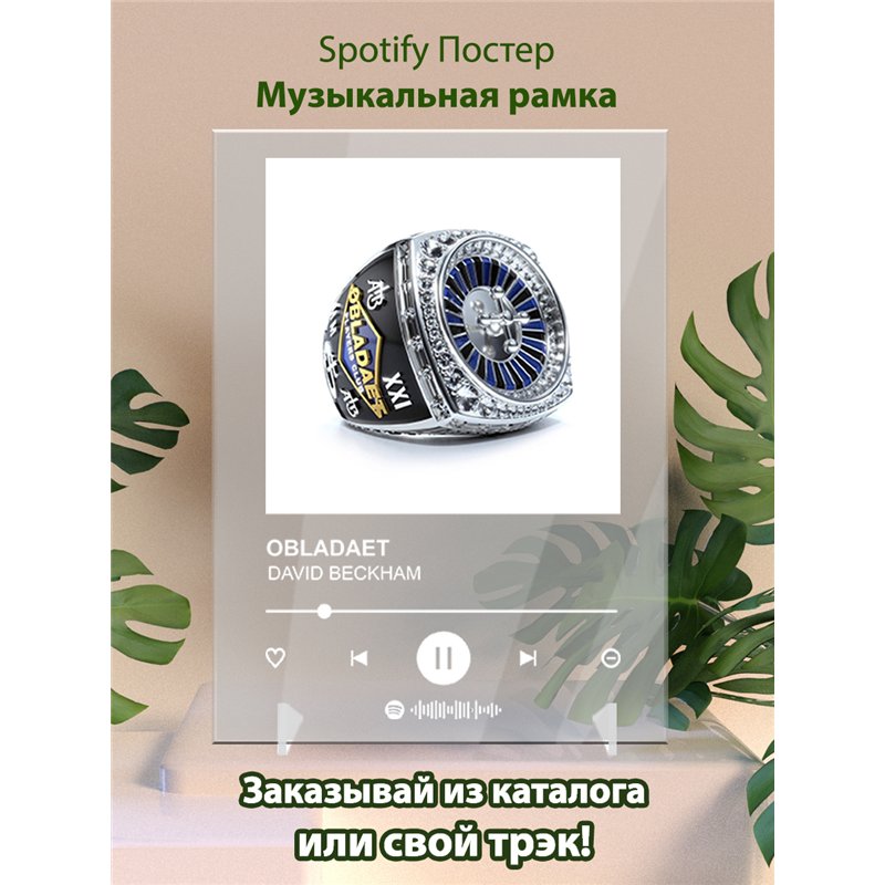 OBLADAET - DAVID BECKHAM - постер Spotify