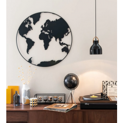 Панно "Земной шар" из металла - Модульная картины, Репродукции, Декоративные панно, Декор стен
