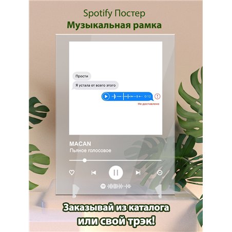 MACAN - Пьяное голосовое - постер Spotify