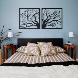 Панно декоративное "Волшебное дерево" из металла - Модульная картины, Репродукции, Декоративные панно, Декор стен