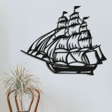 Картина на холсте по фото Модульные картины Печать портретов на холсте Панно "Корабль" из металла