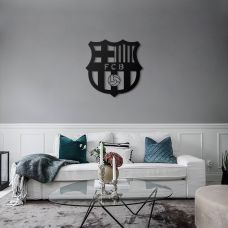 Картина на холсте по фото Модульные картины Печать портретов на холсте Панно "Football Club Barcelona" из металла