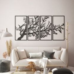 Панно "Ветви осени" из металла - Модульная картины, Репродукции, Декоративные панно, Декор стен