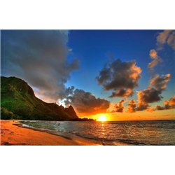 Закат на море - Фотообои Закаты и рассветы