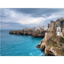 Город на берегу моря - Фотообои Расширяющие пространство