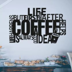 Панно "Любителю кофе" из металла - Модульная картины, Репродукции, Декоративные панно, Декор стен