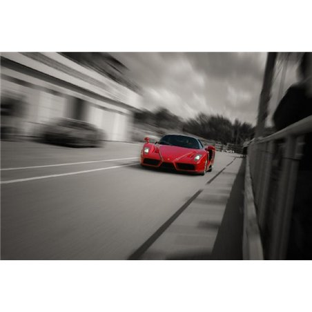 Красный автомобиль - Фотообои Техника и транспорт|автомобили