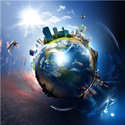 Планета Земля - 3D фотообои|Стереоскопические обои