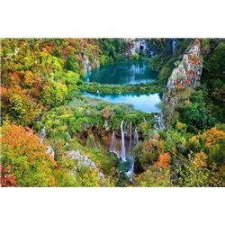 Озеро в горах - Фотообои природа