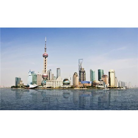 Небоскребы Шанхая - Фотообои Современный город|Шанхай