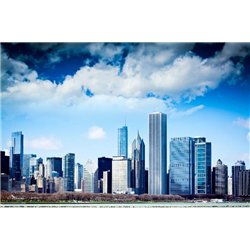 Вид на город - Фотообои Современный город|Нью-Йорк