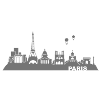 Портреты картины репродукции на заказ - Трафарет Парижская панорама