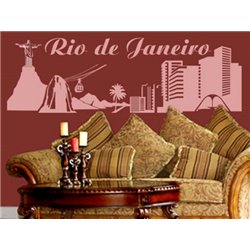 Трафарет Рио де Жанейро - Модульная картины, Репродукции, Декоративные панно, Декор стен