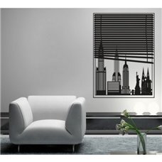 Картина на холсте по фото Модульные картины Печать портретов на холсте Трафарет За окном Нью Йорк II