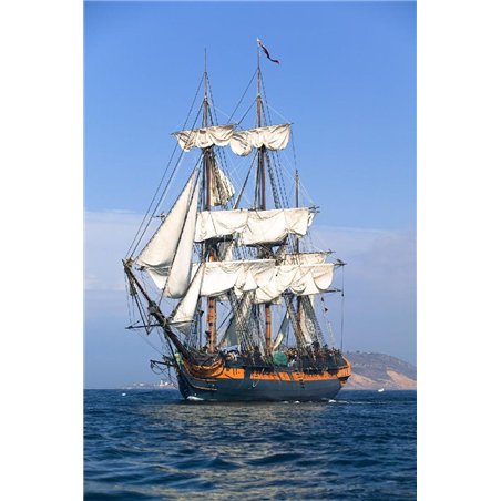 Корабль с парусами - Фотообои Море