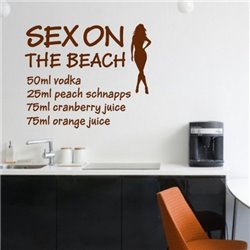 Трафарет Секс на пляже - Модульная картины, Репродукции, Декоративные панно, Декор стен