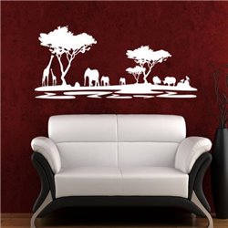 Трафарет Африка - Модульная картины, Репродукции, Декоративные панно, Декор стен