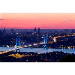 Ночной город - Фотообои Современный город|Ночной город