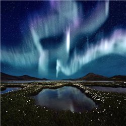 Завораживающее северное сияние - Фотообои Небо